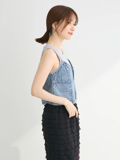 Green Parks「・ELENCARE　DUE　W-ZIP　デニムキャミ」|インナー|