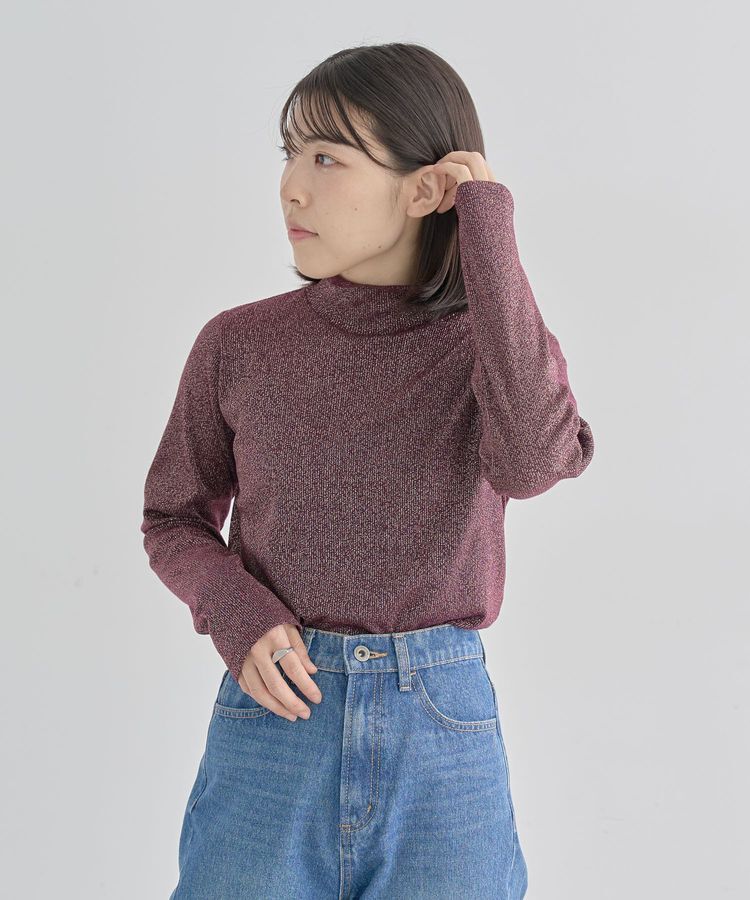 Green Parks「ラメリブタートルプルオーバー」|その他|Bordeaux