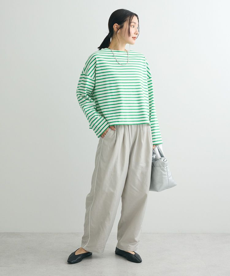 Green Parks「ボックスシルエットボーダープルオーバー」|Tシャツ・カットソー|