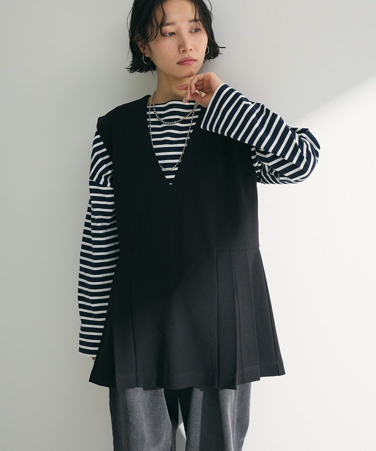 Green Parks「ボックスシルエットボーダープルオーバー」|Tシャツ・カットソー|