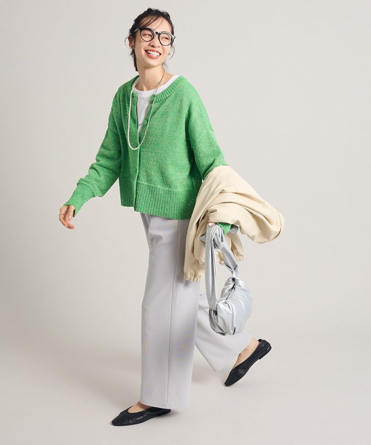 Green Parks「・QUON ギャザーリボンショルダー」|ショルダー・メッセンジャー|