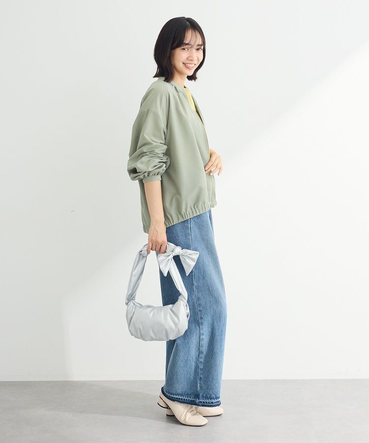 Green Parks「・QUON ギャザーリボンショルダー」|ショルダー・メッセンジャー|