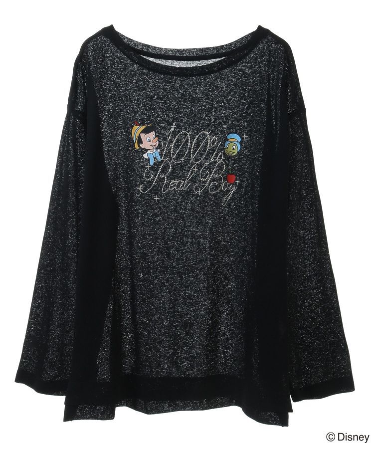 Green Parks「ピノキオ/ラメロゴシアーTシャツ」|Tシャツ・カットソー|