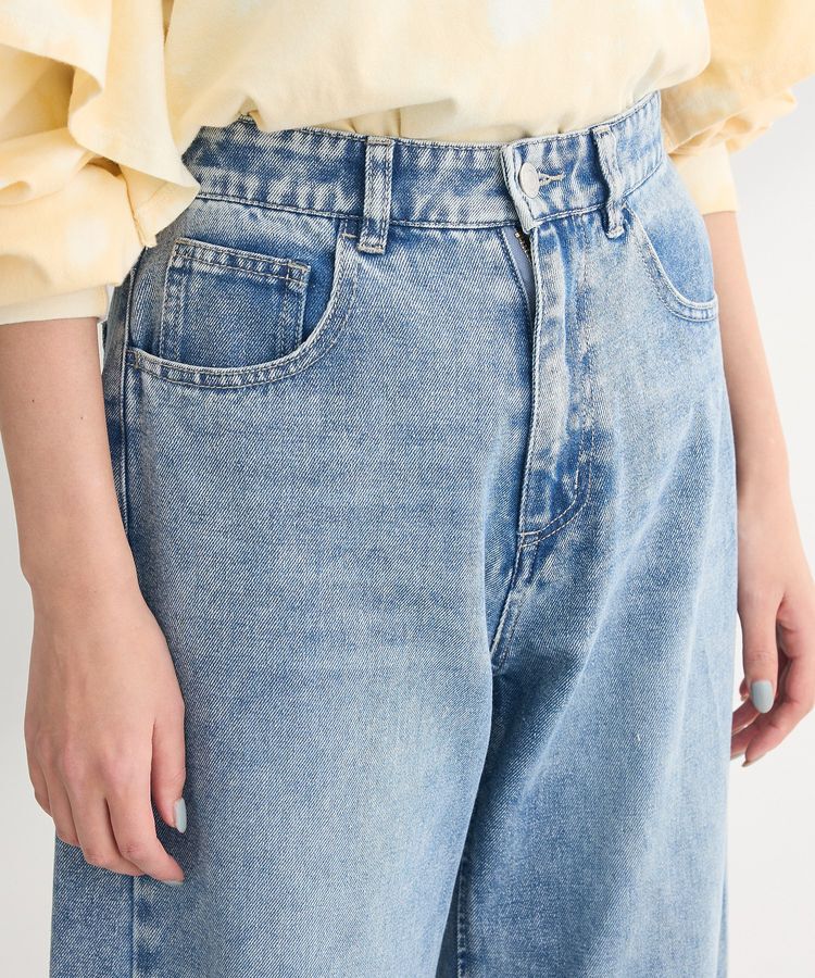 Green Parks「・ELENCARE DUE デニムバレルレッグパンツ」|デニム|