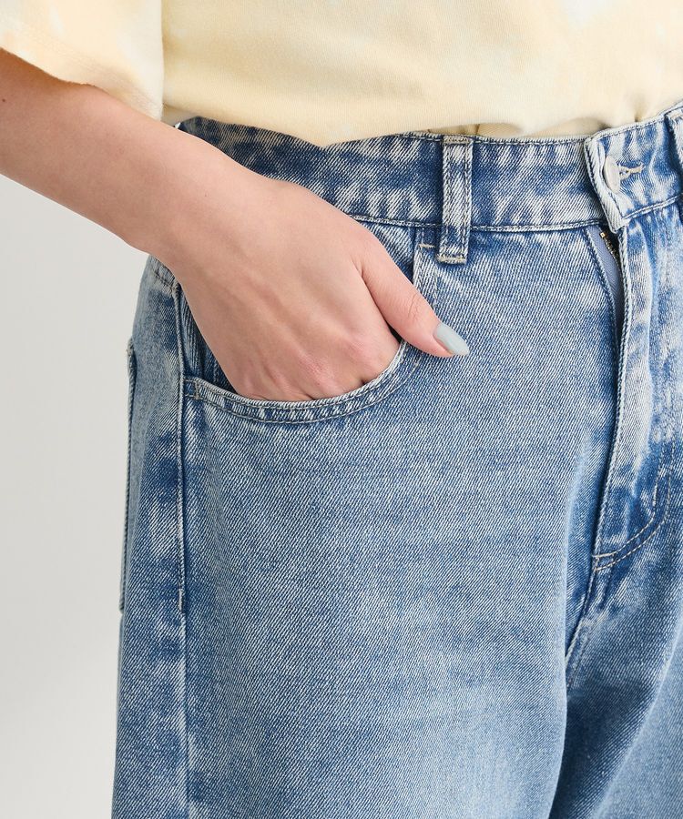 Green Parks「・ELENCARE DUE デニムバレルレッグパンツ」|デニム|