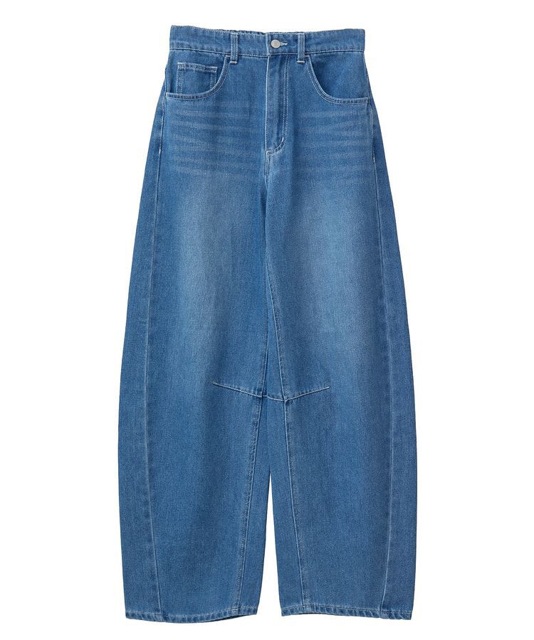 Green Parks「・ELENCARE DUE デニムバレルレッグパンツ」|デニム|