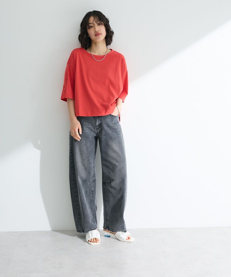 Green Parks「・ELENCARE DUE デニムバレルレッグパンツ」|デニム|