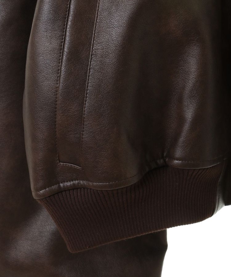 Green Parks「・ELENCARE DUE 合皮MA-1ブルゾン」|ブルゾン・スタジャン|