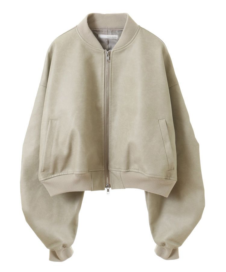 Green Parks「・ELENCARE DUE 合皮MA-1ブルゾン」|ブルゾン・スタジャン|