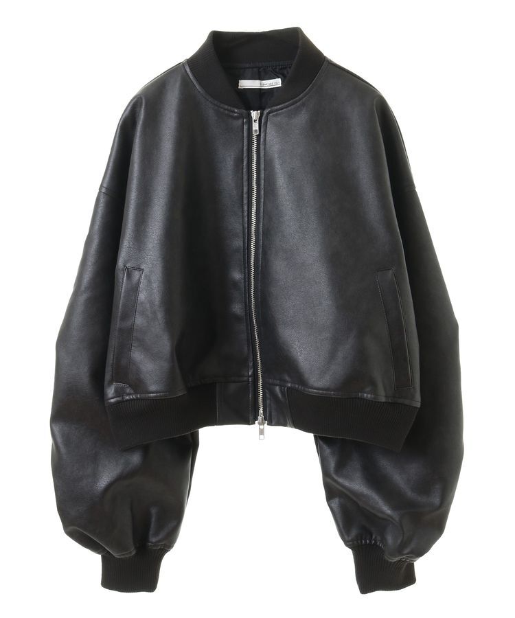 Green Parks「・ELENCARE DUE 合皮MA-1ブルゾン」|ブルゾン・スタジャン|