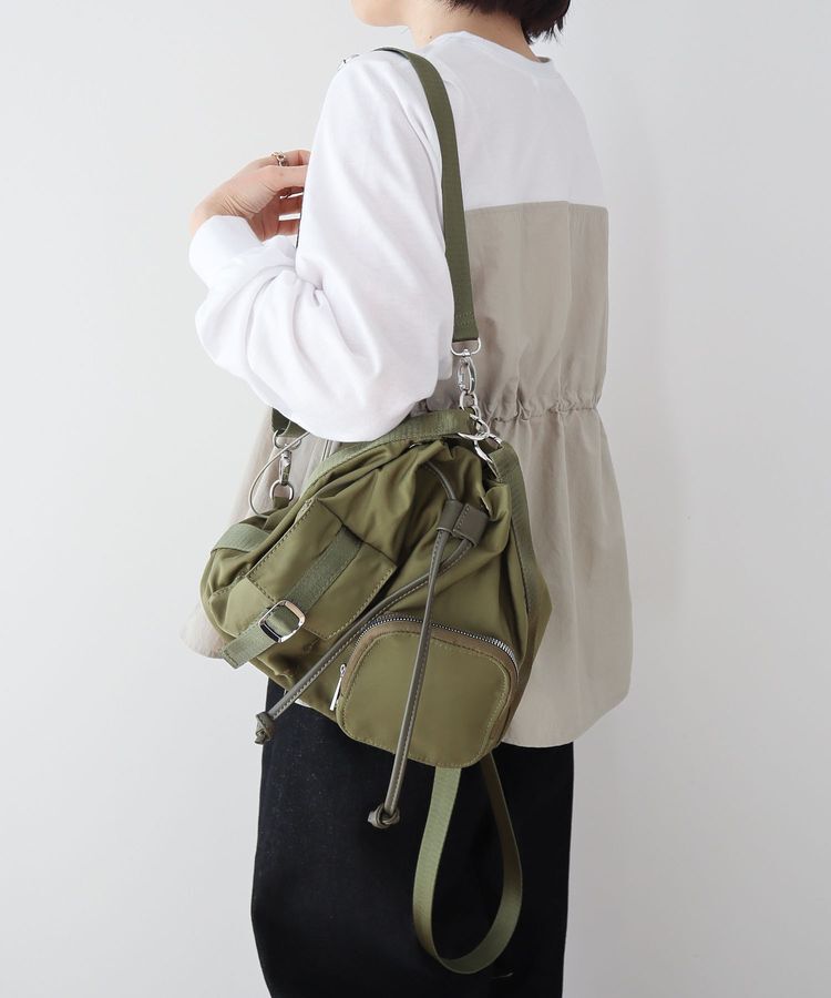 Green Parks「andmikka.マルチウェイポケットリュック」|リュック|Khaki