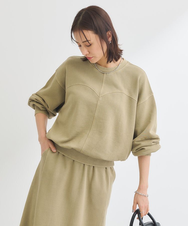 Green Parks「・SUGAR SPOON ピグメントスウェット」|スウェット・ジャージ|Beige