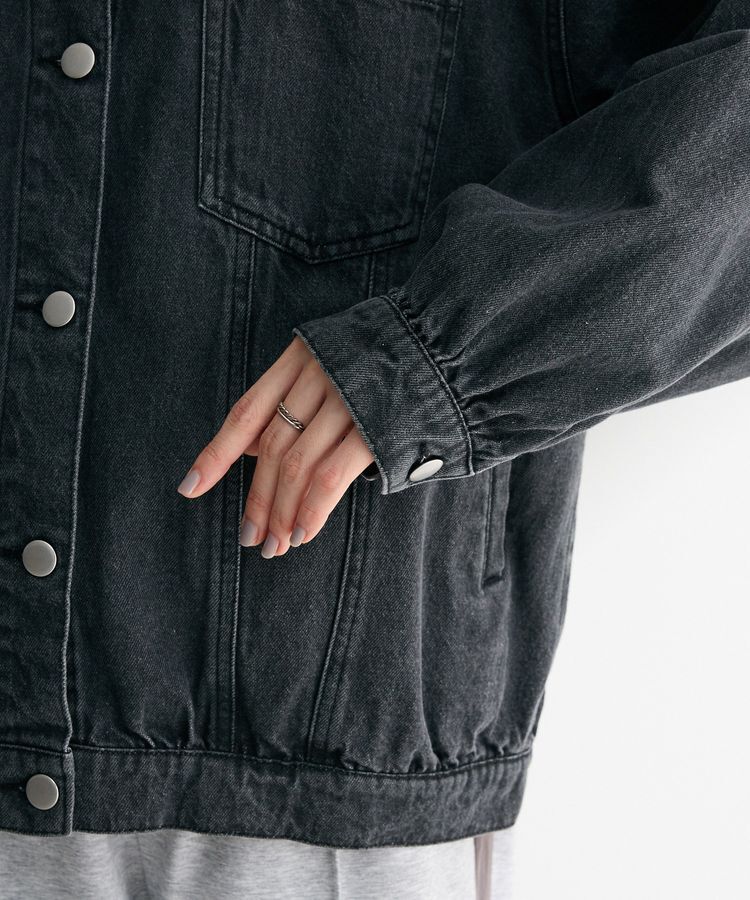 Green Parks「・DOUBLE FLAGS フリルカラーGジャン」|テーラードジャケット|