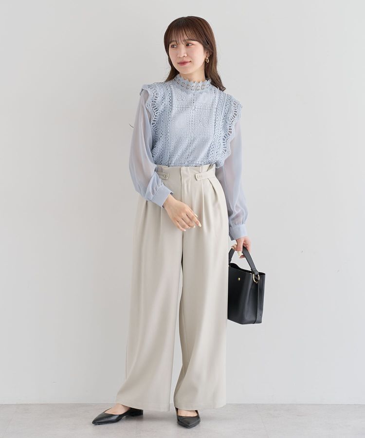 Green Parks「・Petit Fleur イロイロレースブラウス」|シャツ・ブラウス|