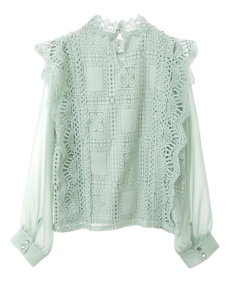 Green Parks「・Petit Fleur イロイロレースブラウス」|シャツ・ブラウス|