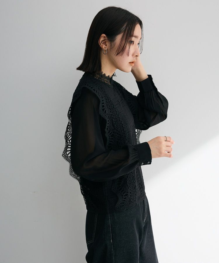 Green Parks「・Petit Fleur イロイロレースブラウス」|シャツ・ブラウス|