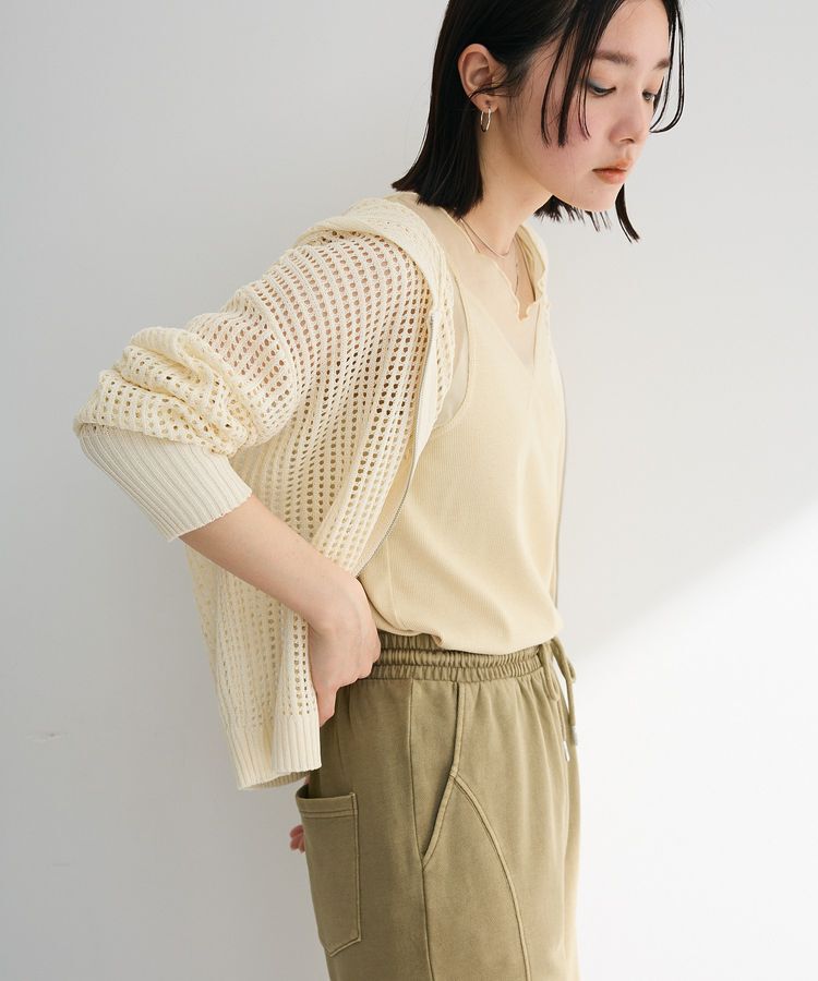 Green Parks「メッシュニットパーカー」|スウェット・ジャージ|Off White