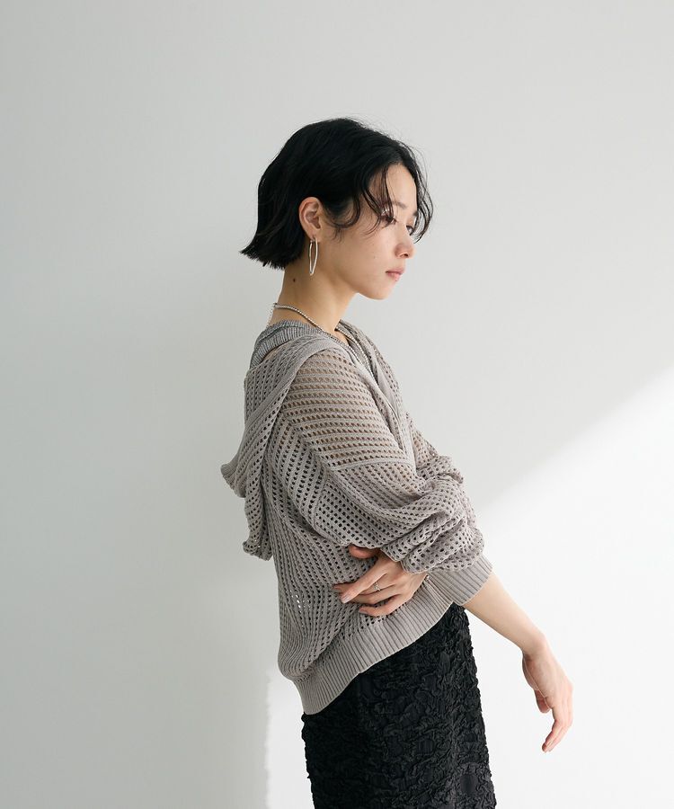 Green Parks「メッシュニットパーカー」|スウェット・ジャージ|