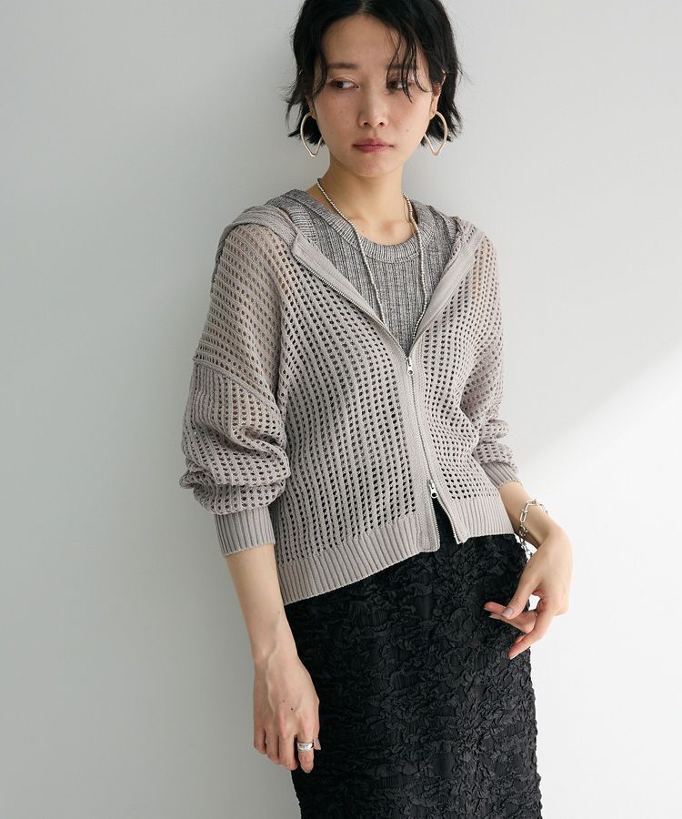 Green Parks「メッシュニットパーカー」|スウェット・ジャージ|