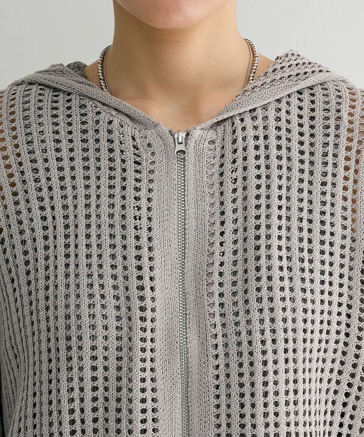 Green Parks「メッシュニットパーカー」|スウェット・ジャージ|