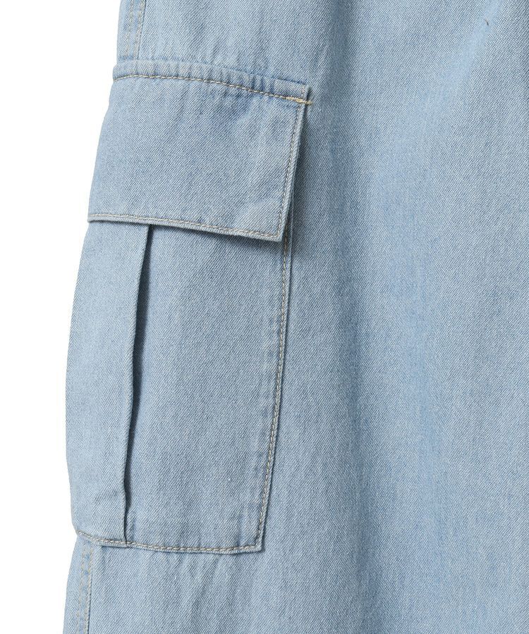 Green Parks「ライトデニムカーゴパンツ」|デニム|