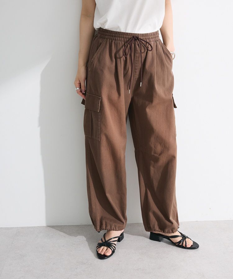 Green Parks「ライトデニムカーゴパンツ」|デニム|Brown