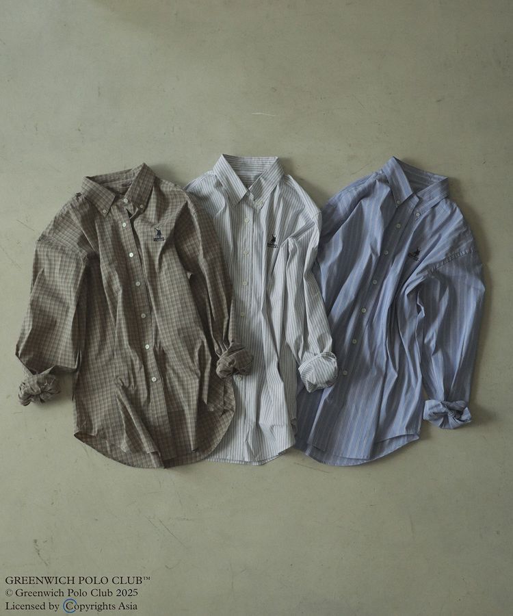 Green Parks「GREENWICH POLO CLUB(TM) BIGシャツ」|シャツ・ブラウス|