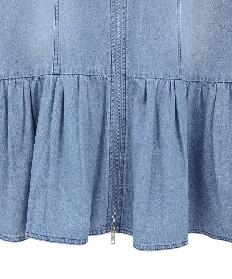 Green Parks「・SUGAR SPOON W-ZIPデニムミニワンピ」|ワンピース|