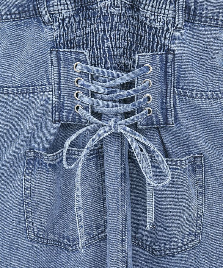 Green Parks「・SUGAR SPOON 2wayデニムジャンスカ」|ジャンパースカート|