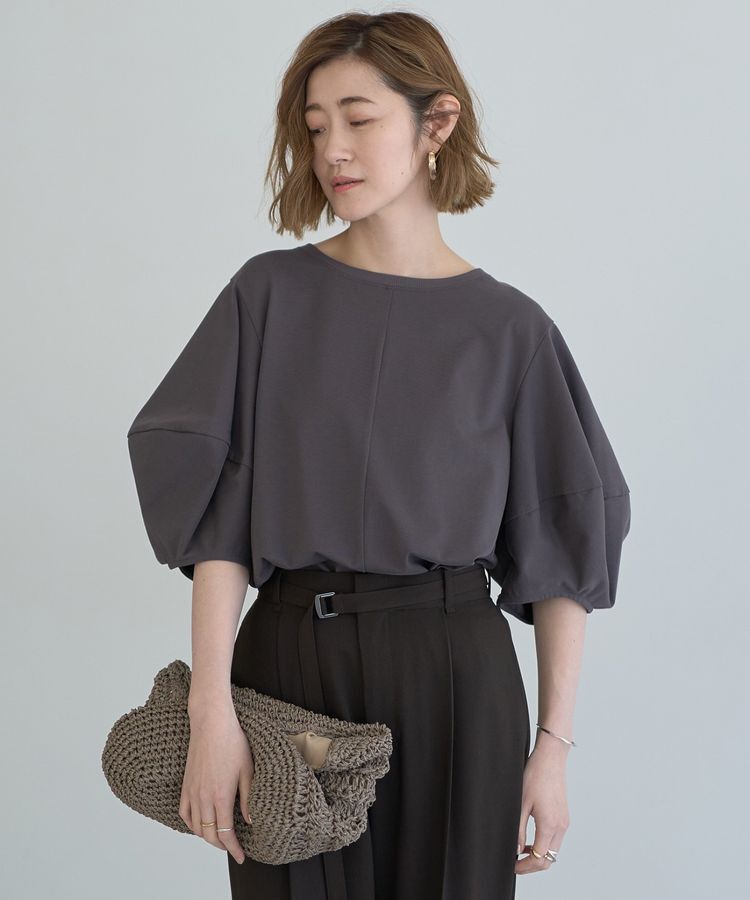 YECCA VECCA「バルーンスリーブプルオーバー」|Tシャツ・カットソー|