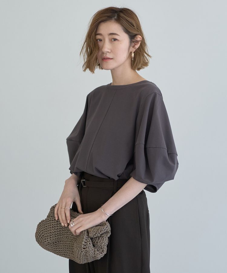 YECCA VECCA「バルーンスリーブプルオーバー」|Tシャツ・カットソー|