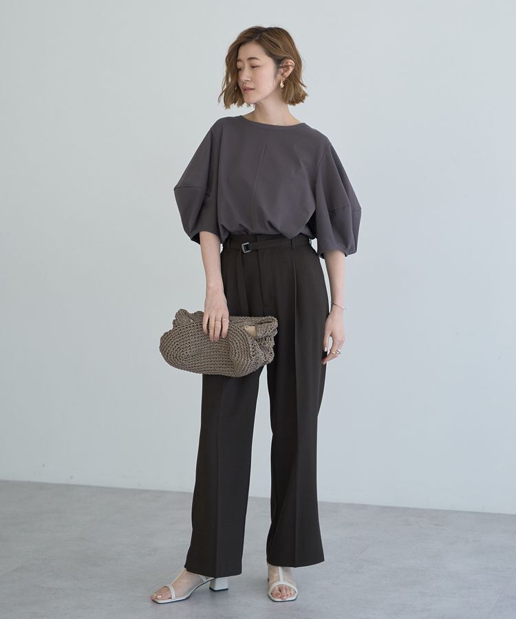 YECCA VECCA「バルーンスリーブプルオーバー」|Tシャツ・カットソー|