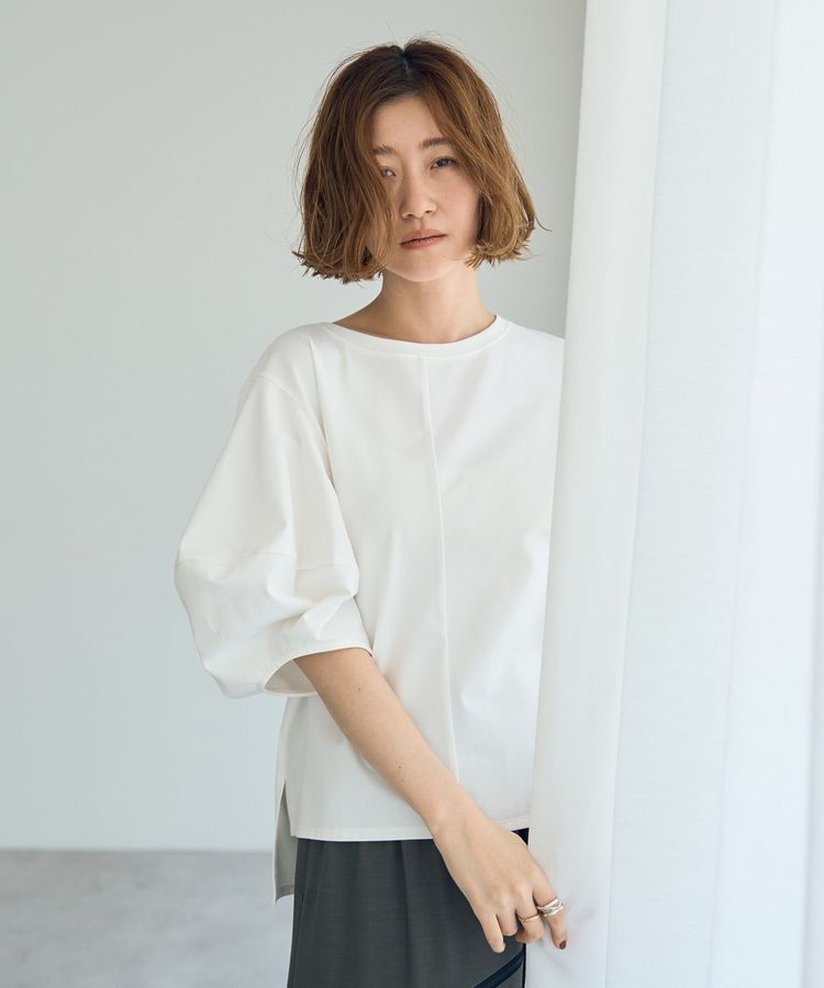 YECCA VECCA「バルーンスリーブプルオーバー」|Tシャツ・カットソー|