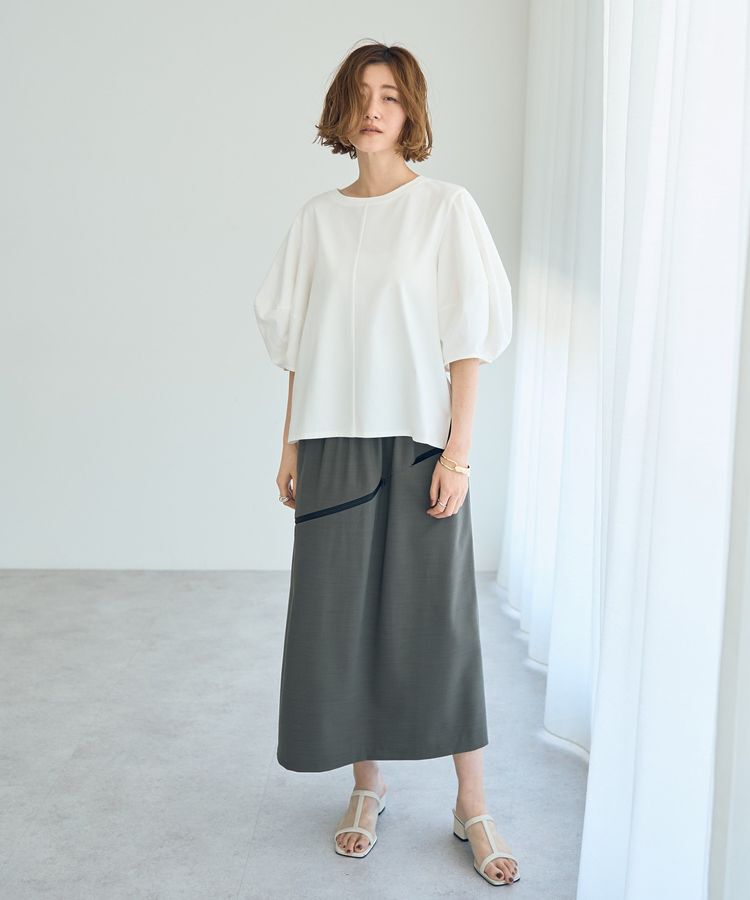 YECCA VECCA「バルーンスリーブプルオーバー」|Tシャツ・カットソー|