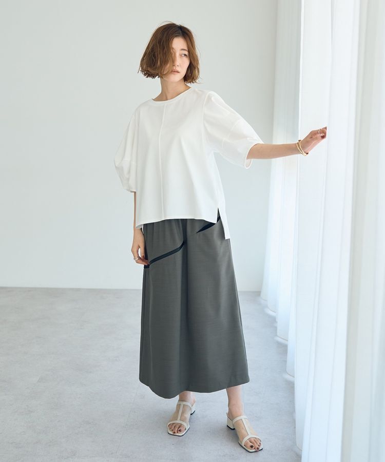 YECCA VECCA「バルーンスリーブプルオーバー」|Tシャツ・カットソー|