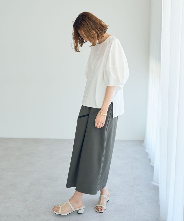 YECCA VECCA「バルーンスリーブプルオーバー」|Tシャツ・カットソー|