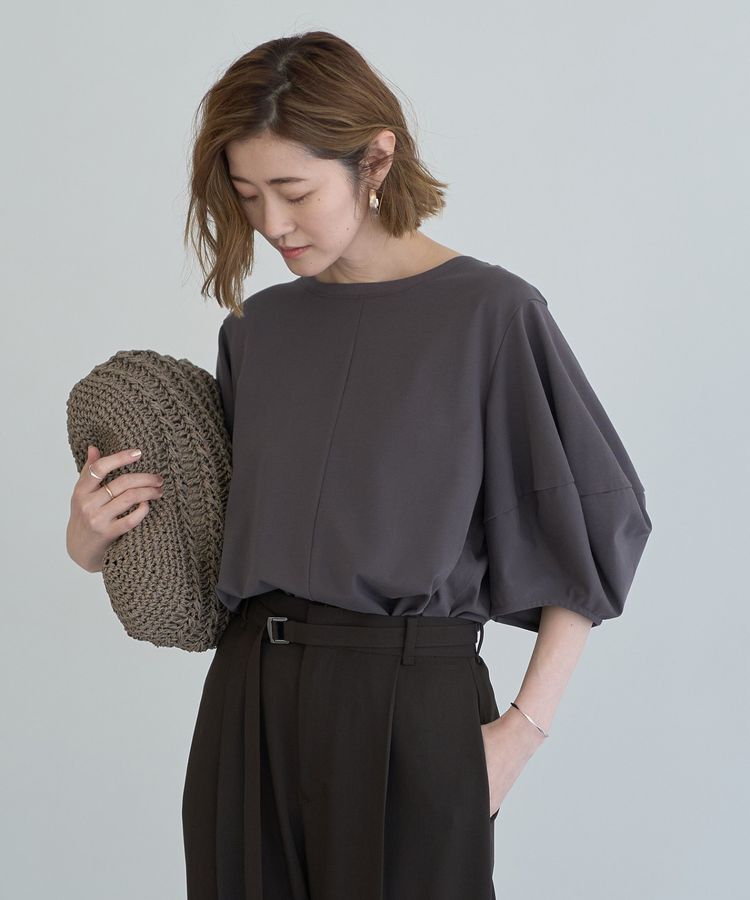 YECCA VECCA「バルーンスリーブプルオーバー」|Tシャツ・カットソー|