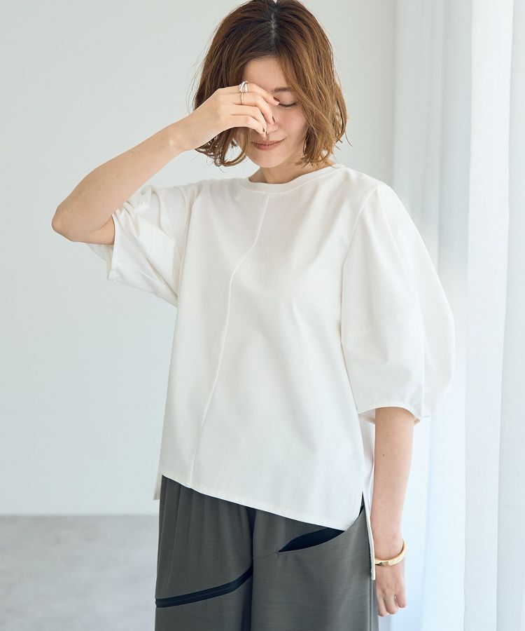 YECCA VECCA「バルーンスリーブプルオーバー」|Tシャツ・カットソー|