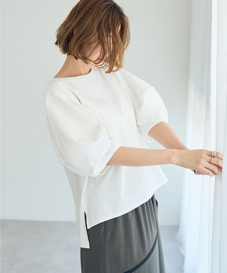 YECCA VECCA「バルーンスリーブプルオーバー」|Tシャツ・カットソー|