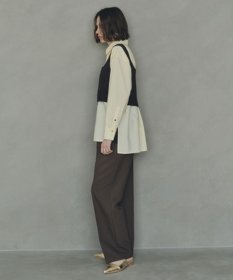 YECCA VECCA「ZIPニットビスチェ」|ニット・セーター|