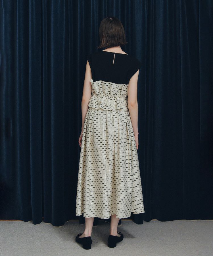 YECCA VECCA「タックフレアスカート」|フレア|