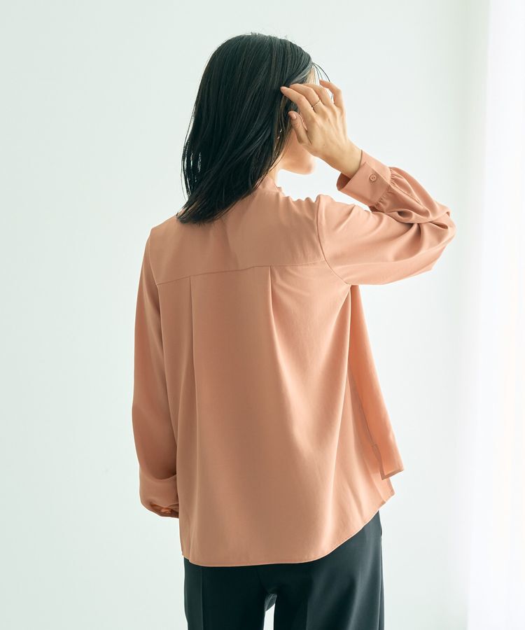 YECCA VECCA「スカーフリング付きボウタイブラウス」|シャツ・ブラウス|