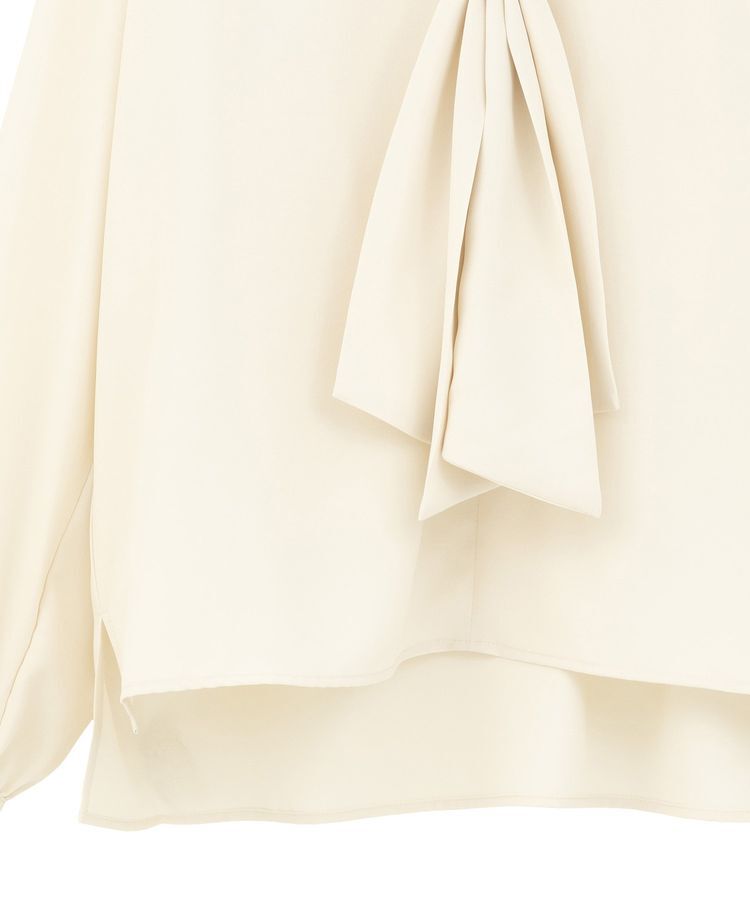 YECCA VECCA「スカーフリング付きボウタイブラウス」|シャツ・ブラウス|