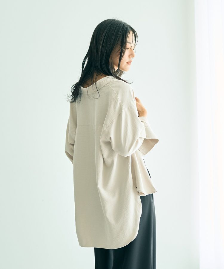 YECCA VECCA「ピーチ起毛シャツ」|シャツ・ブラウス|