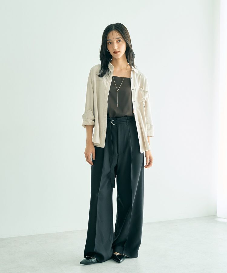 YECCA VECCA「ピーチ起毛シャツ」|シャツ・ブラウス|