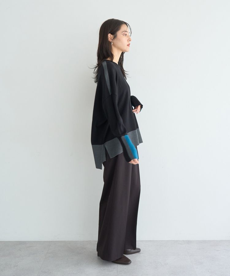 YECCA VECCA「カラーブロッキングニット」|ニット・セーター|