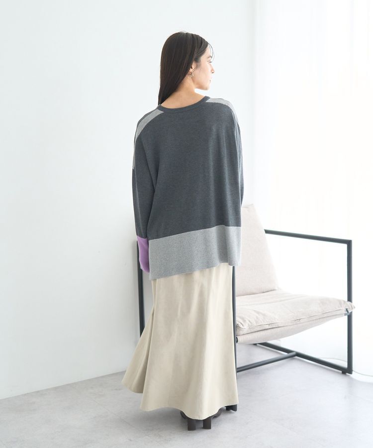 YECCA VECCA「カラーブロッキングニット」|ニット・セーター|