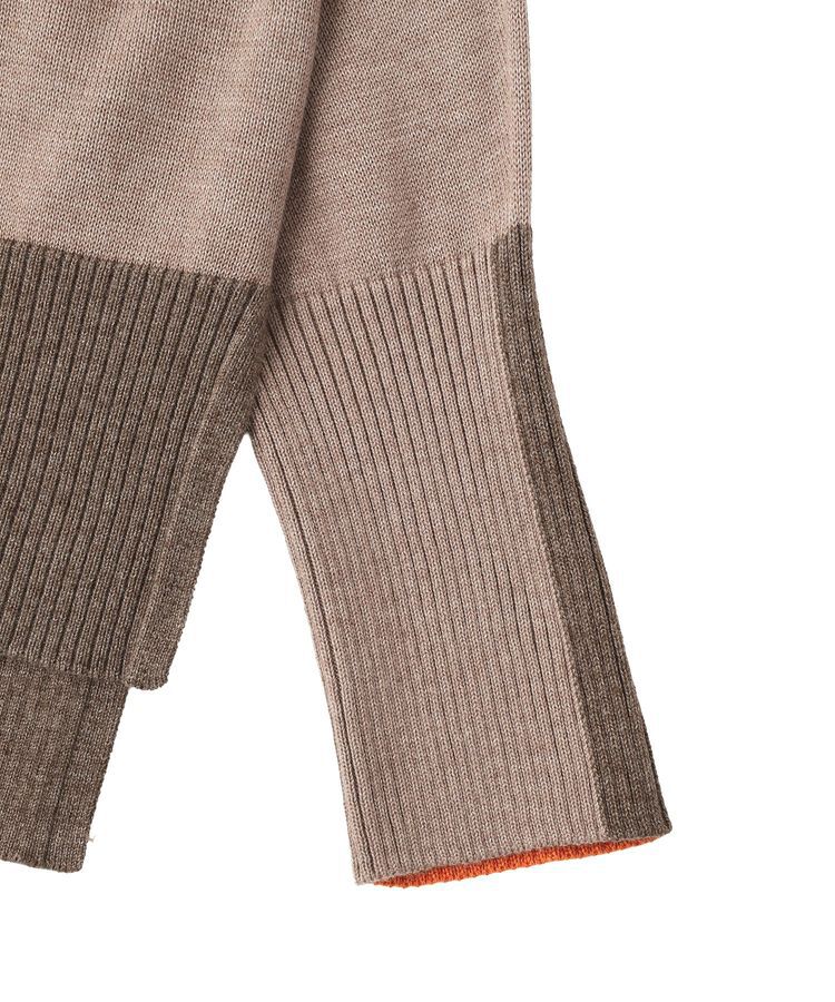 YECCA VECCA「カラーブロッキングニット」|ニット・セーター|