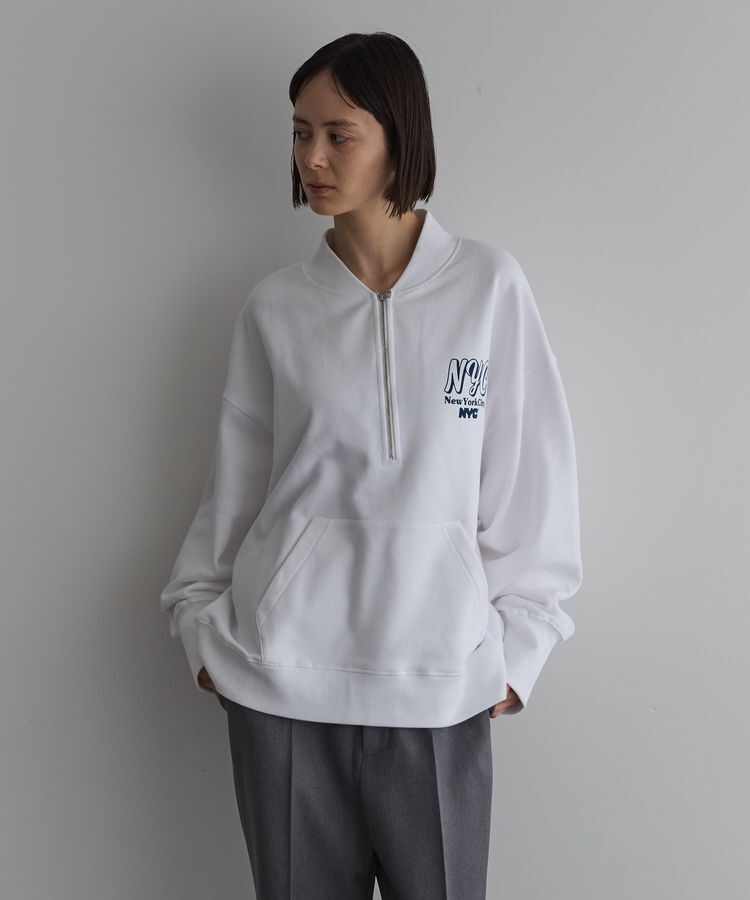 GARAGE OF GOOD CLOTHING「【GOOD ROCK SPEED】NYC  HALF ZIP SWEAT」|スウェット・ジャージ|White