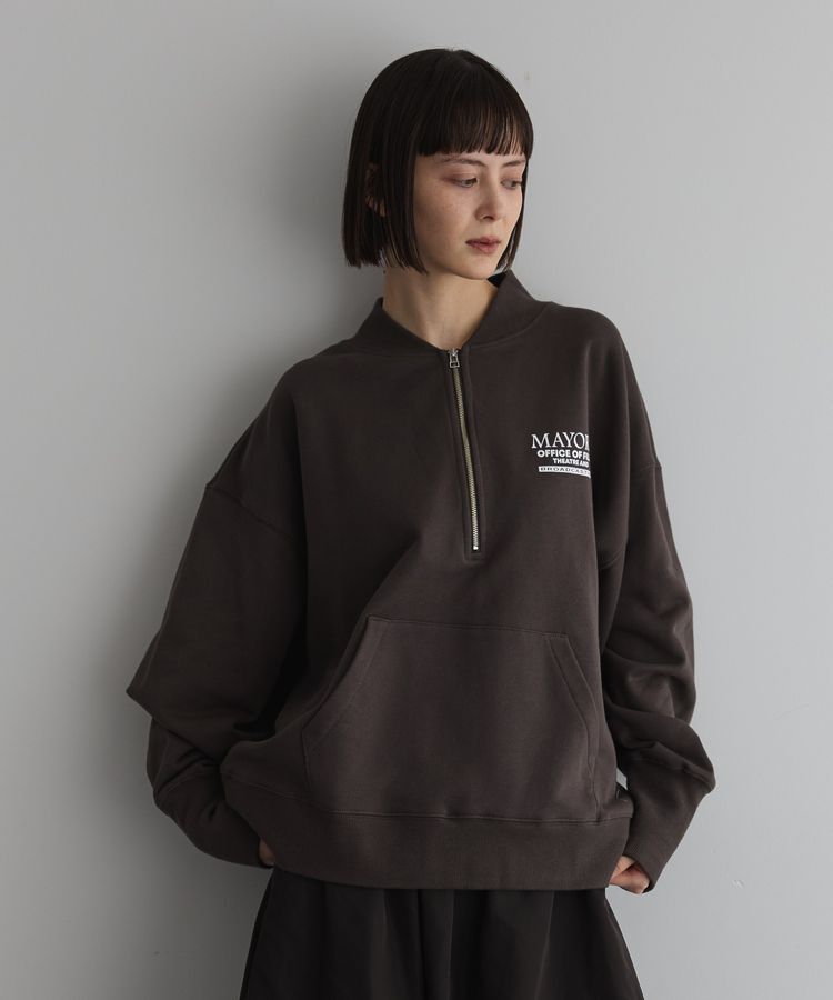 GARAGE OF GOOD CLOTHING「【GOOD ROCK SPEED】NYC  HALF ZIP SWEAT」|スウェット・ジャージ|Charcoal Gray